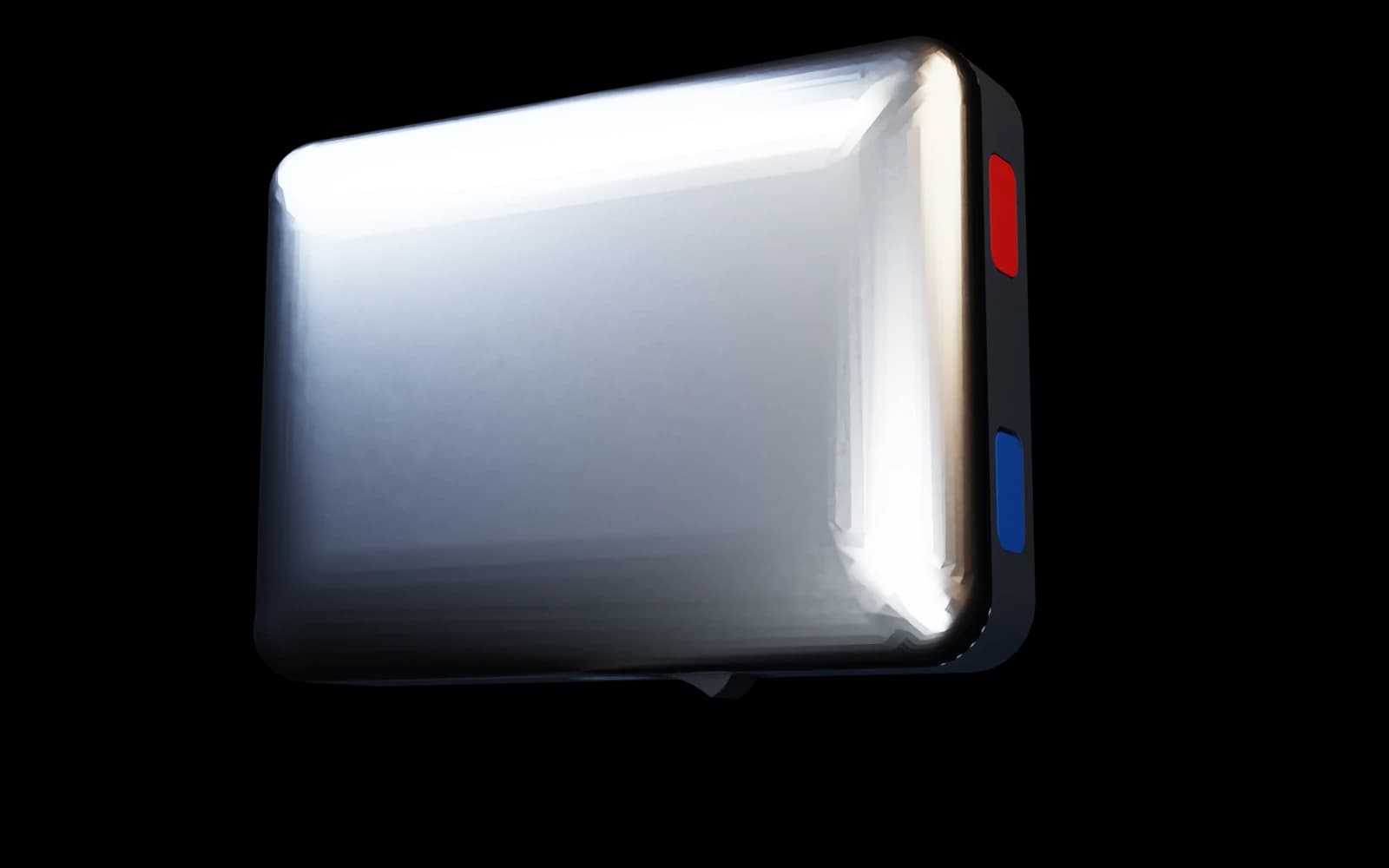 Kelvin Hot+Cold prototype, assembled with a silver cover and dark enclosure